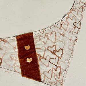 Adorable Valentine dog bandanna
